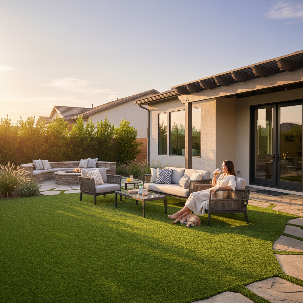 Artificial grass benefits for homeowners - low-maintenance living and