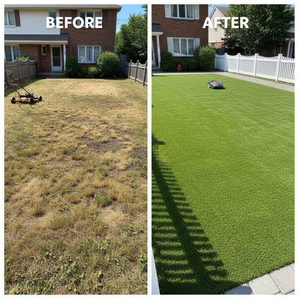 Artificial grass benefits for homeowners - low maintenance