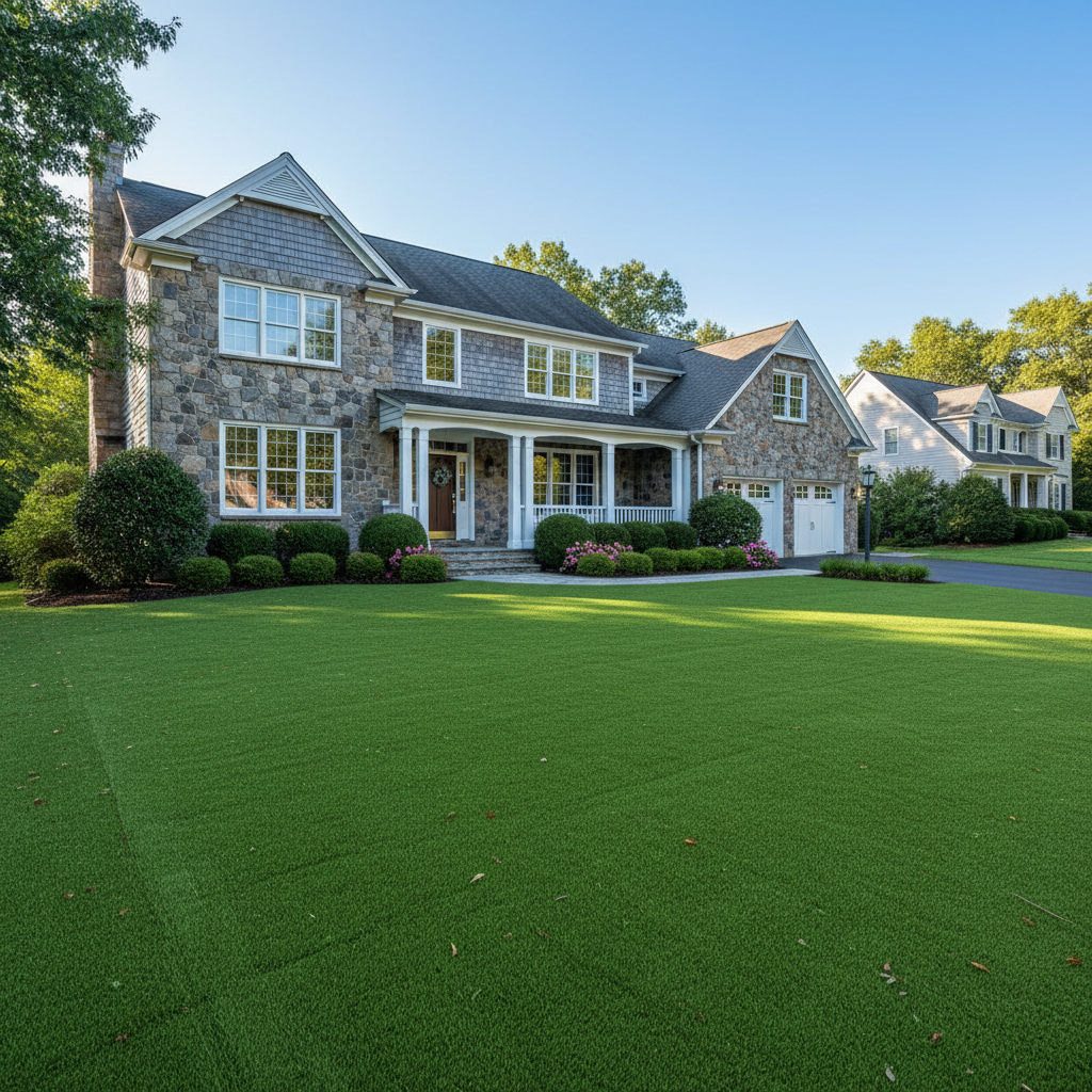 Muddy Yard Blues? How Artificial Grass Saves Your Home in CT, NYC & NJ - artificial grass installation by Pags The Turf Guy