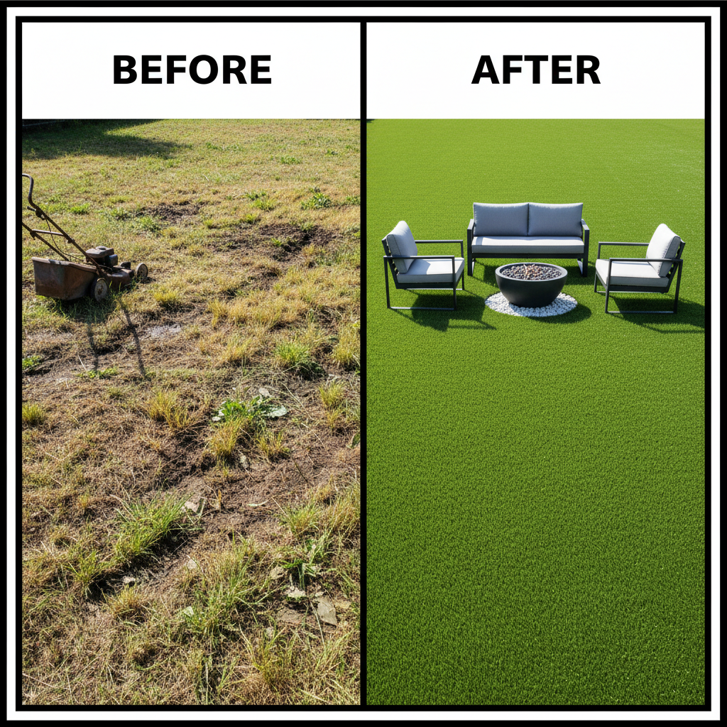 Artificial grass benefits for homeowners - low maintenance Artificial grass benefits for homeowners - low maintenance
