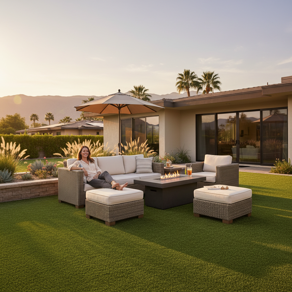 Artificial grass benefits for homeowners - pet health and