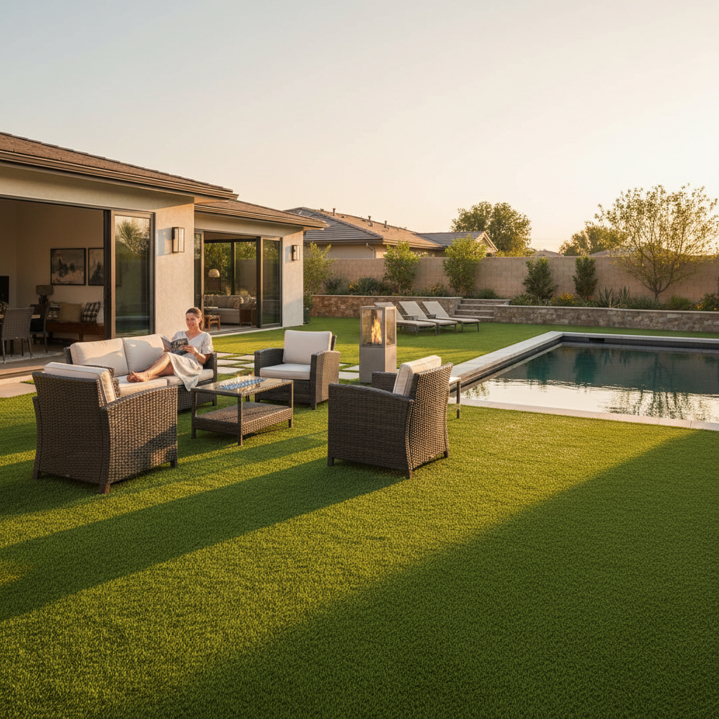 Artificial grass benefits for homeowners - commercial property landscaping