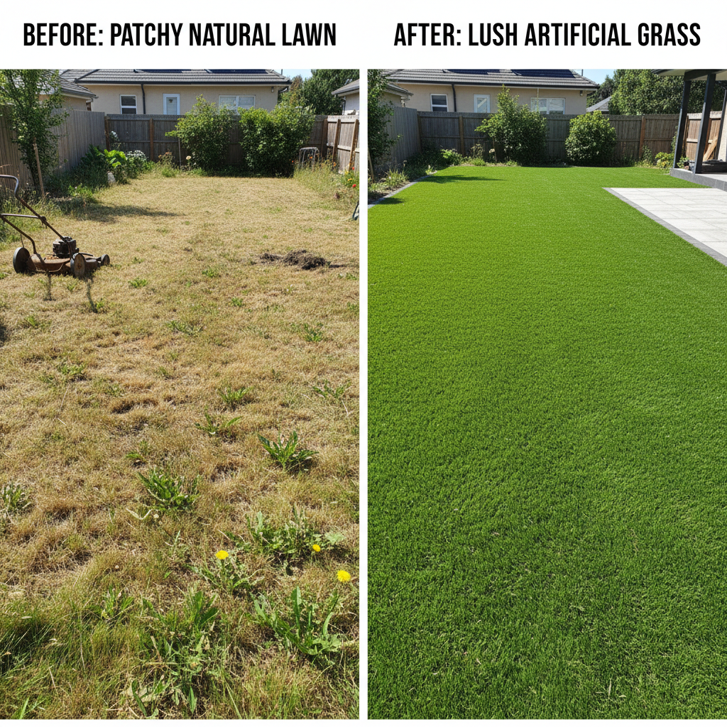 Artificial grass benefits for homeowners - low maintenance