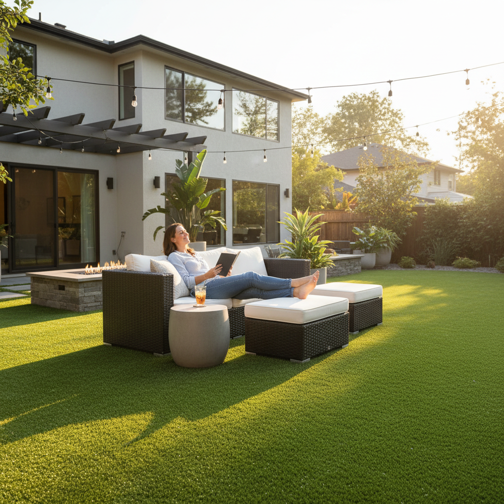 Artificial grass benefits for homeowners - low-maintenance living and Artificial grass benefits for homeowners - low-maintenance living and