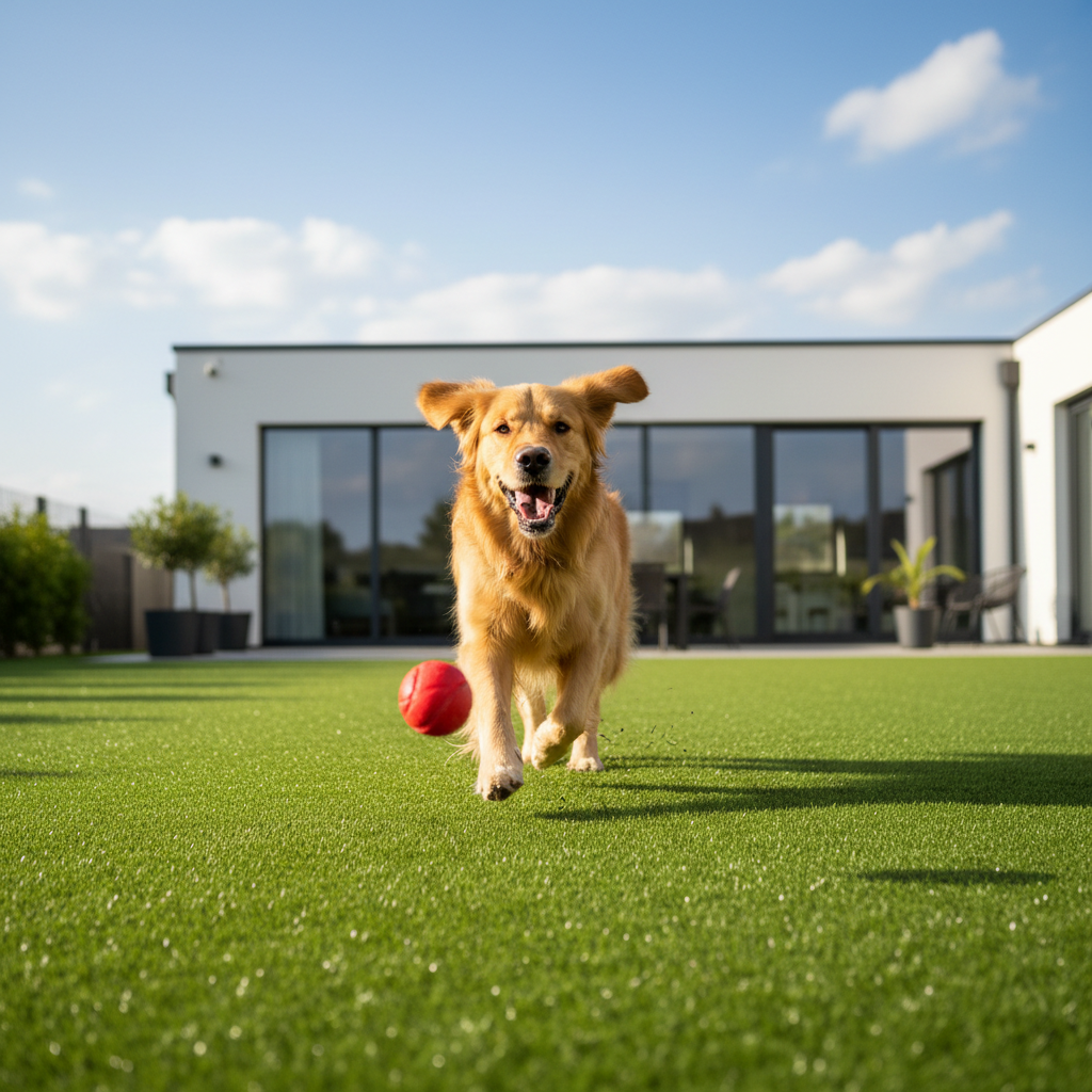 7 Dog-Friendly Backyard Ideas with Artificial Grass in Westchester County, NY - artificial grass installation by Pags The Turf Guy