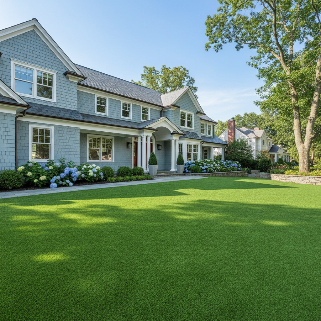 Boost Property Value in CT, NYC, NJ with Low-Maintenance Artificial Grass - artificial grass installation by Pags The Turf Guy