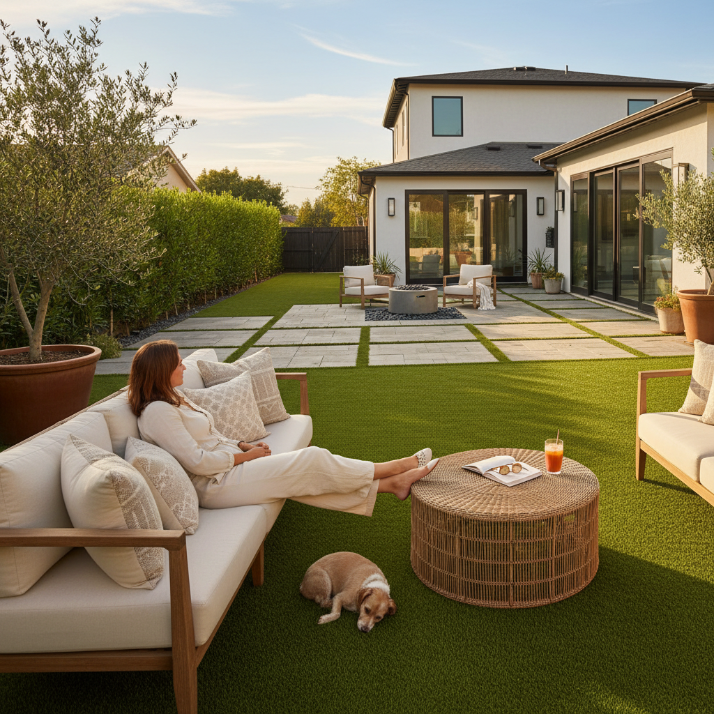 Artificial grass benefits for homeowners - saving money