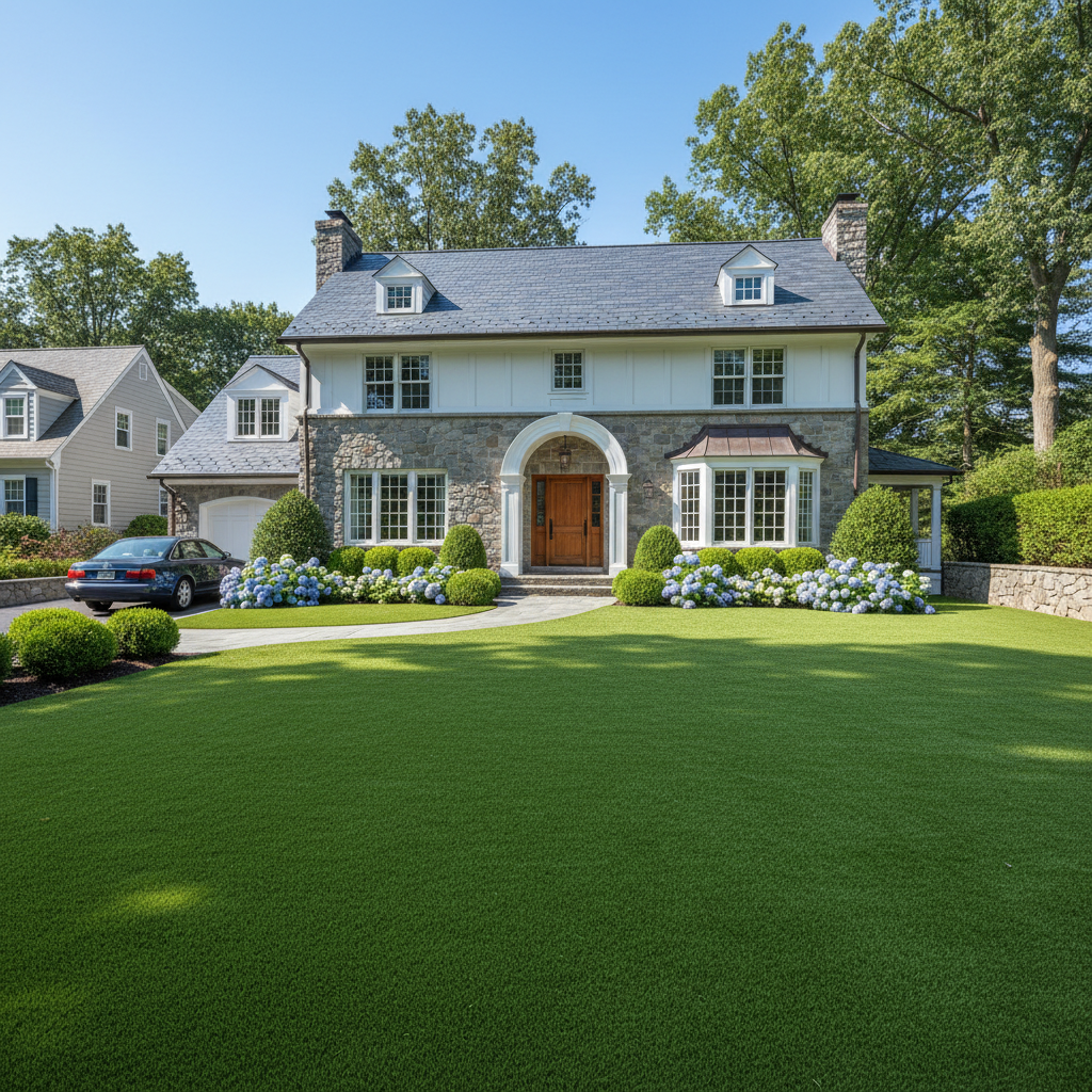 Boost Home Value & Save Water: Artificial Grass in CT, NYC, NJ - artificial grass installation by Pags The Turf Guy