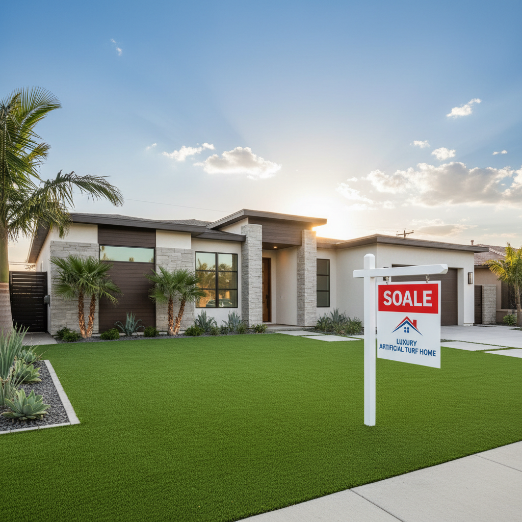 Artificial grass benefits for homeowners - property value