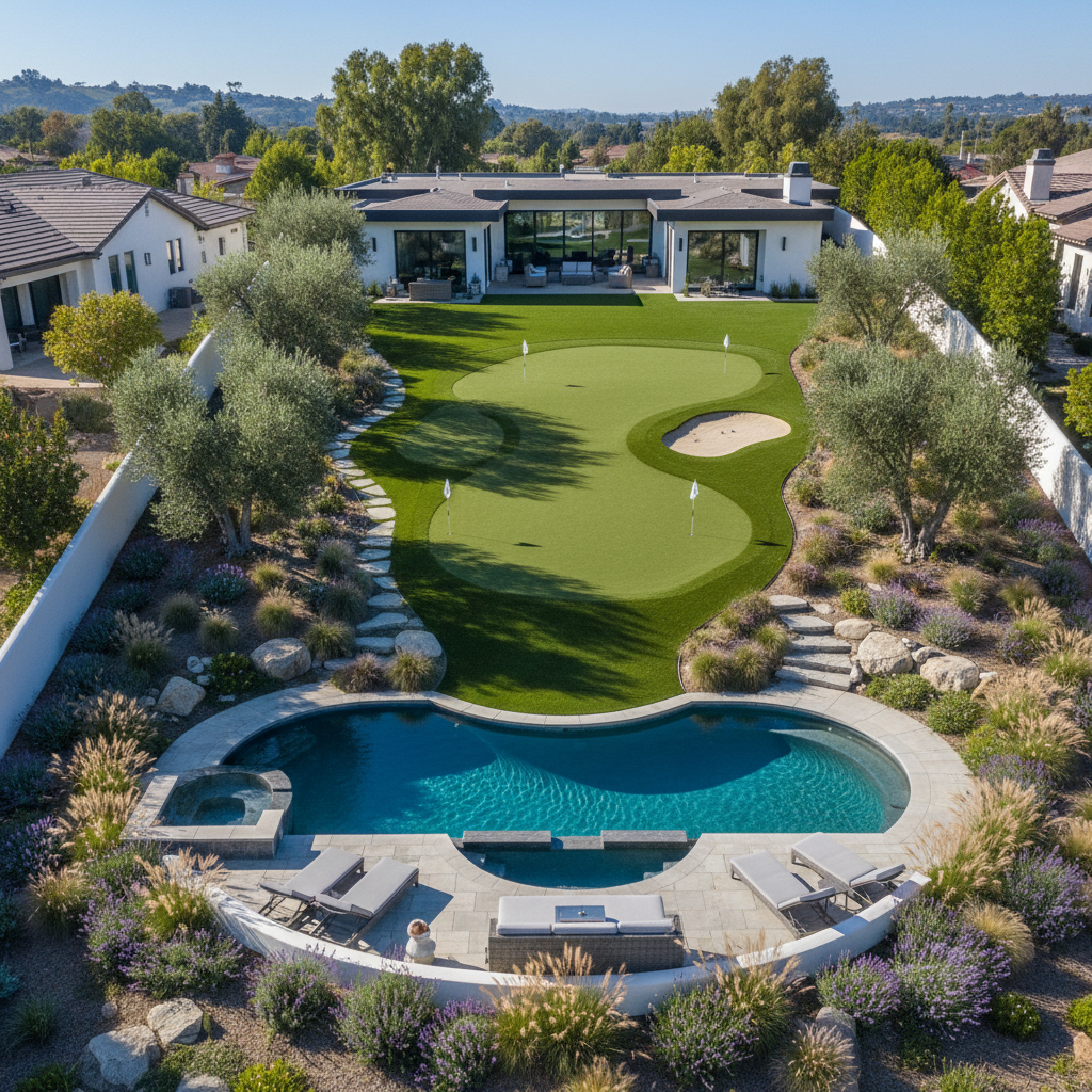 Artificial grass benefits for homeowners - golf & putting greens Artificial grass benefits for homeowners - golf & putting greens