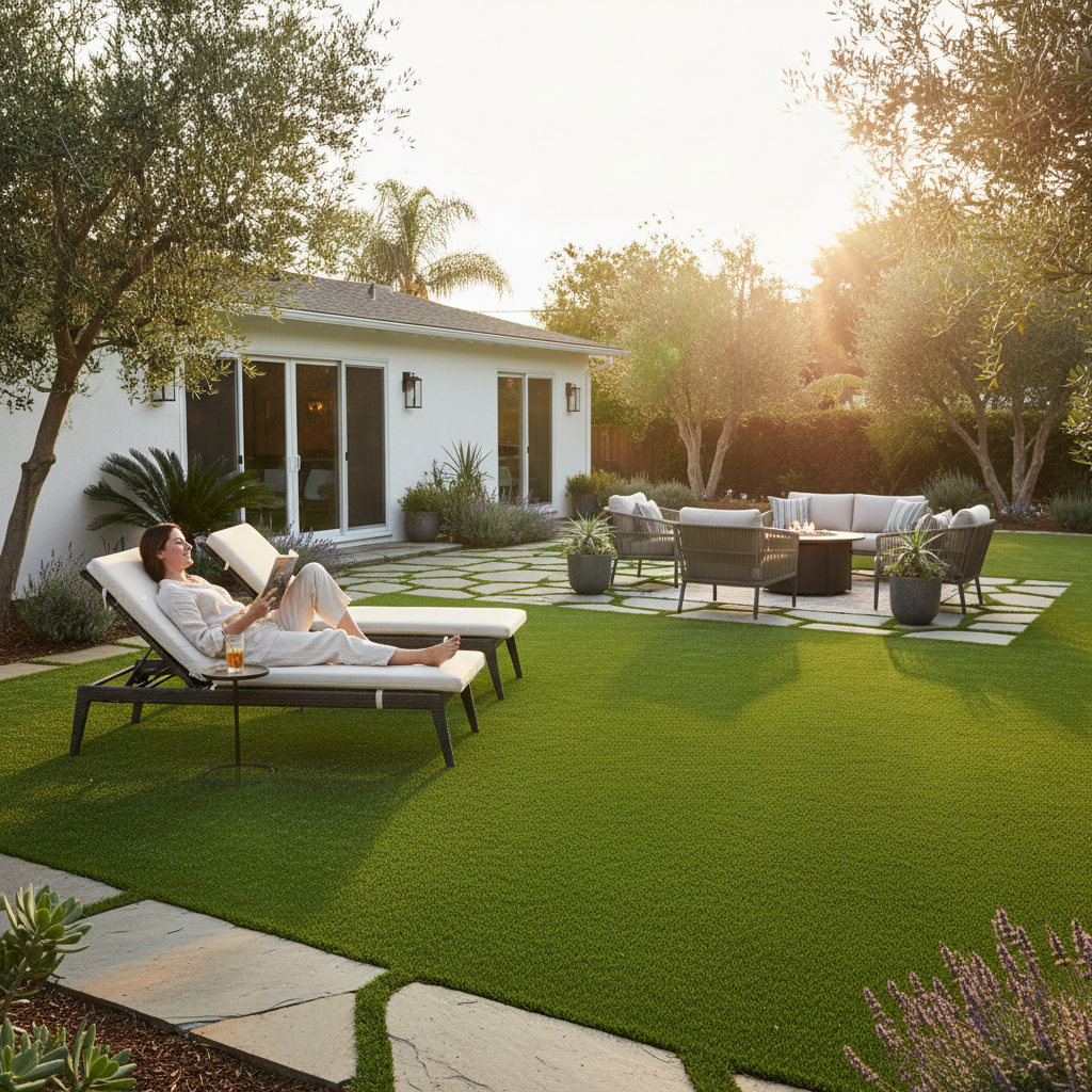 Artificial grass benefits for homeowners - backyard entertainment and Artificial grass benefits for homeowners - backyard entertainment and