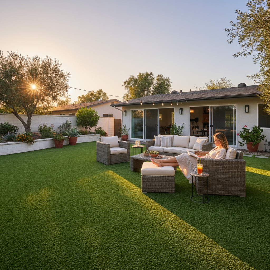 Artificial grass benefits for homeowners - commercial property landscaping