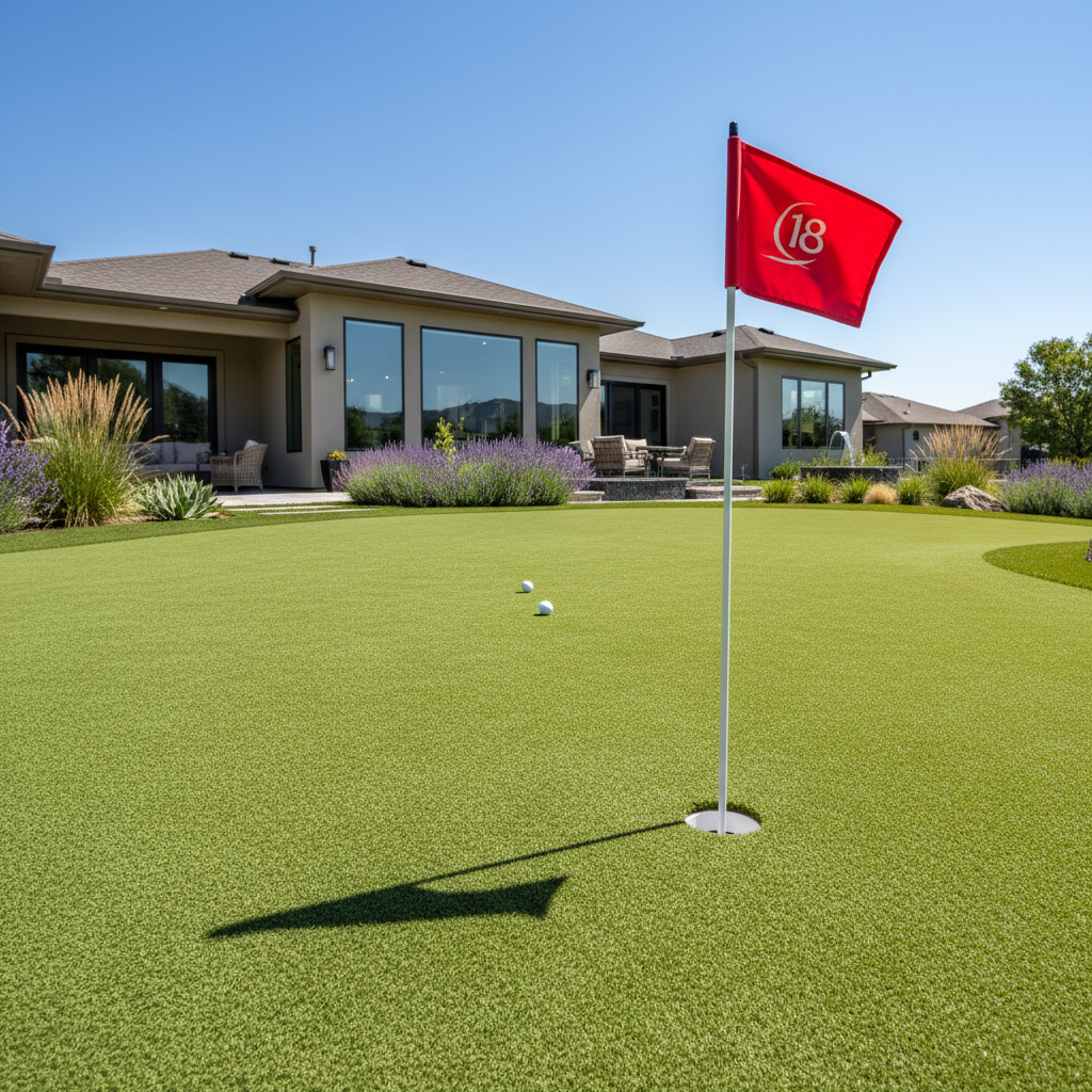 6 Benefits of Installing a Backyard Putting Green in Greenwich, CT - artificial grass installation by Pags The Turf Guy