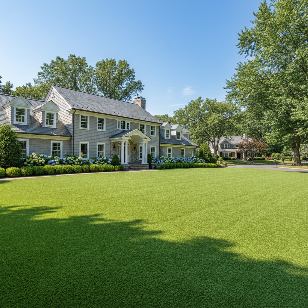 Beat Water Restrictions: Artificial Grass for Eco-Friendly Homes in CT, NYC, NJ - artificial grass installation by Pags The Turf Guy