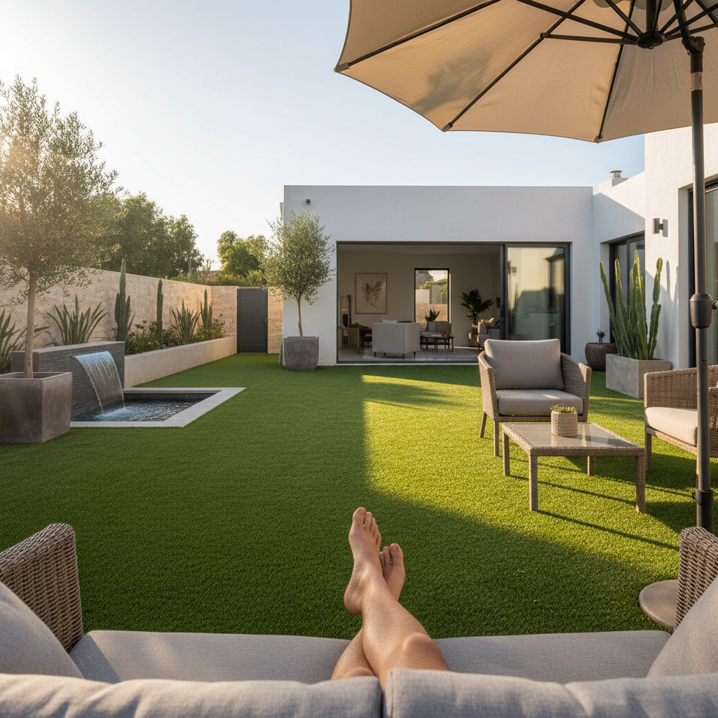 Artificial grass benefits for homeowners - playground safety and