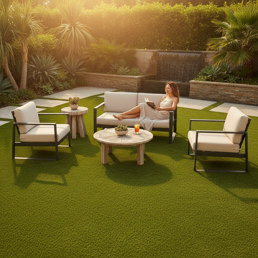 Artificial grass benefits for homeowners - commercial property landscaping