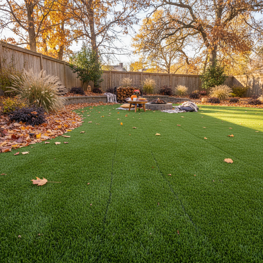 Artificial grass benefits for homeowners - winter & seasonal