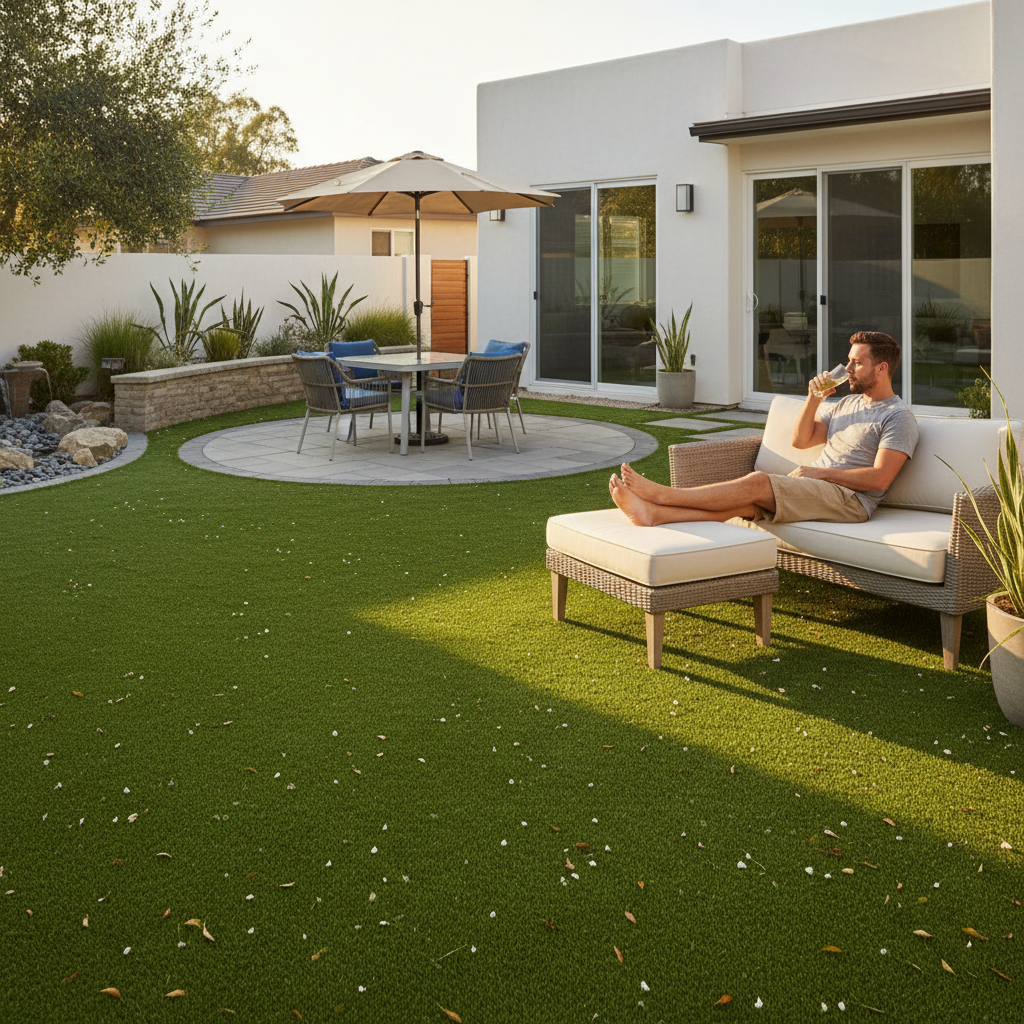 Artificial grass benefits for homeowners - water conservation and
