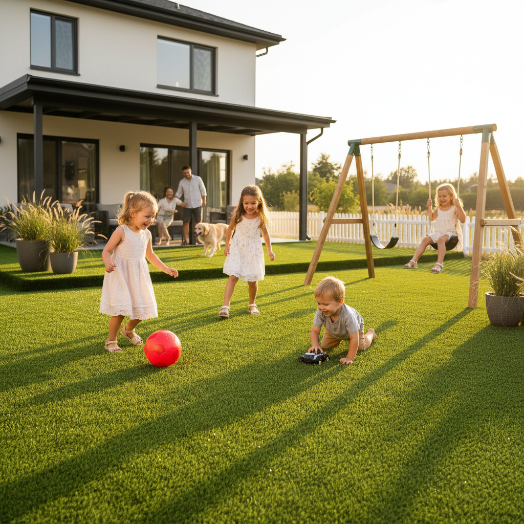 8 Brilliant Outdoor Living Ideas Using Artificial Turf in Westport, CT - artificial grass installation by Pags The Turf Guy