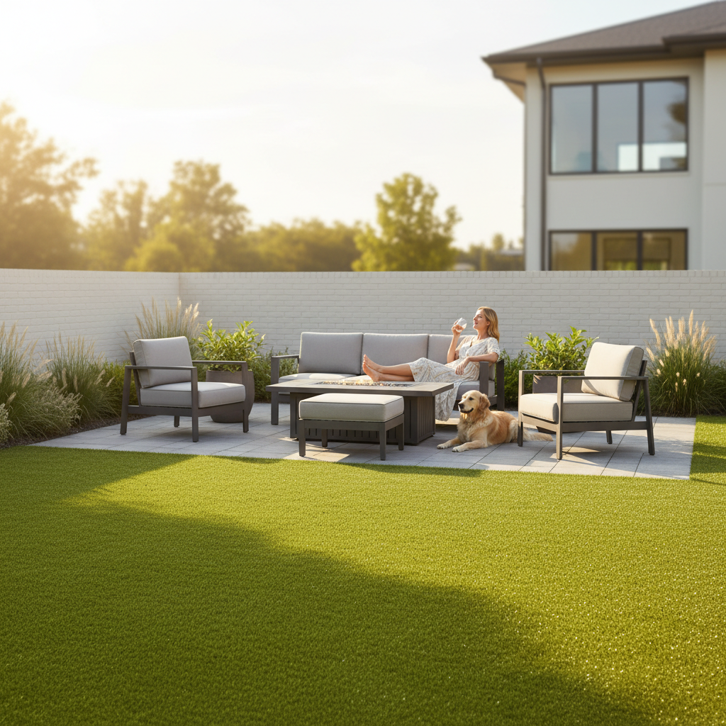 Artificial grass benefits for homeowners - pet health and
