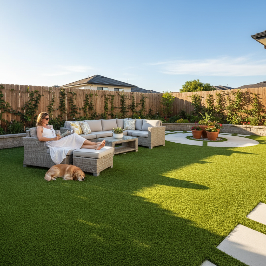 Artificial grass benefits for homeowners - water conservation and