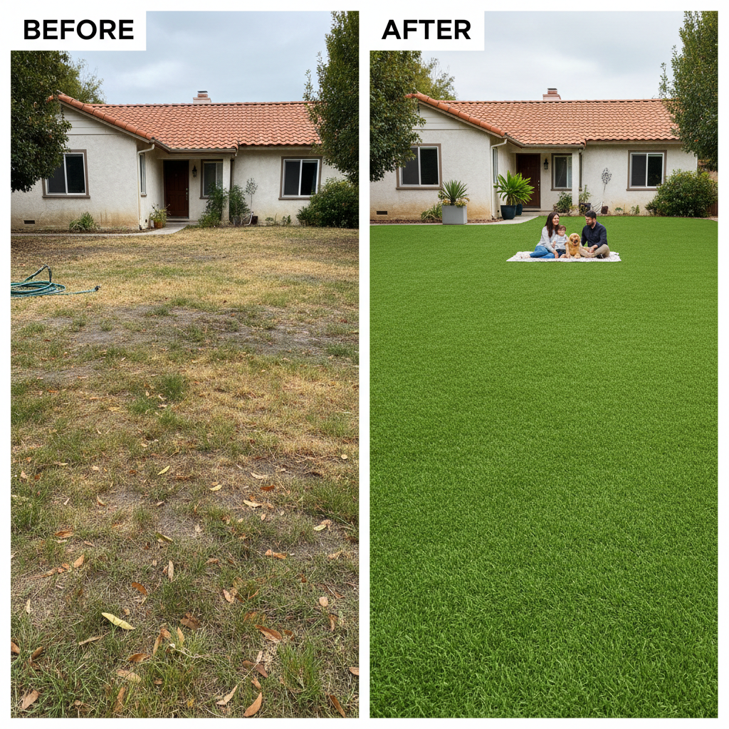 Artificial grass benefits for homeowners - low maintenance Artificial grass benefits for homeowners - low maintenance
