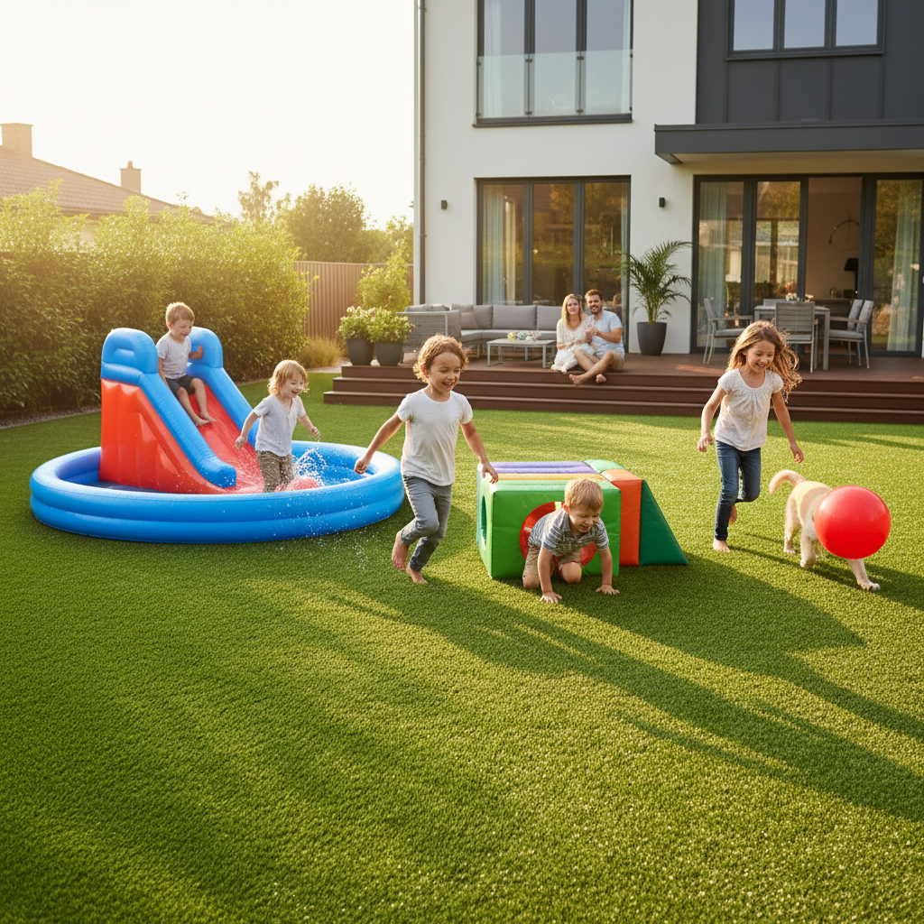 8 Outdoor Living Ideas Using Artificial Turf in Hoboken, NJ - artificial grass installation by Pags The Turf Guy