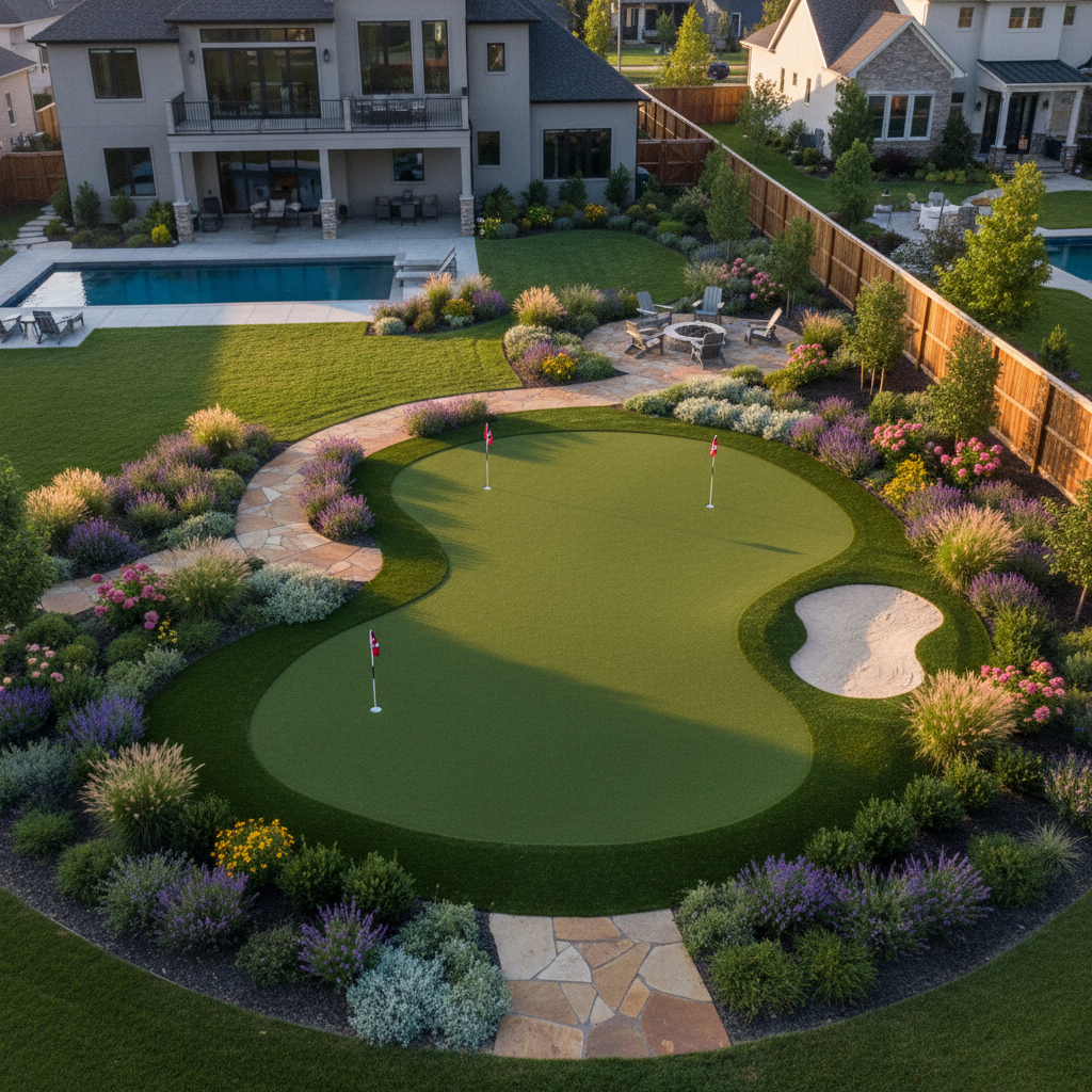 Artificial grass benefits for homeowners - golf & putting greens Artificial grass benefits for homeowners - golf & putting greens