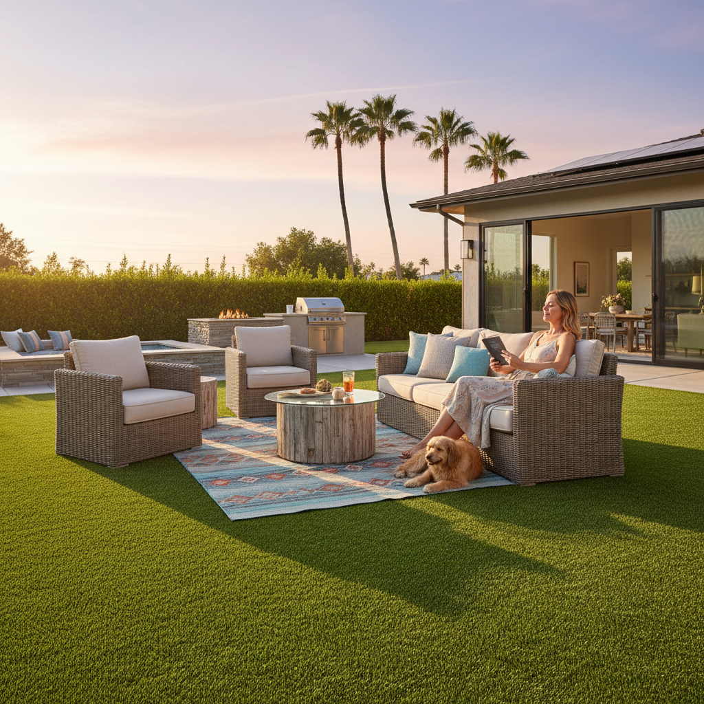 Artificial grass benefits for homeowners - water conservation and