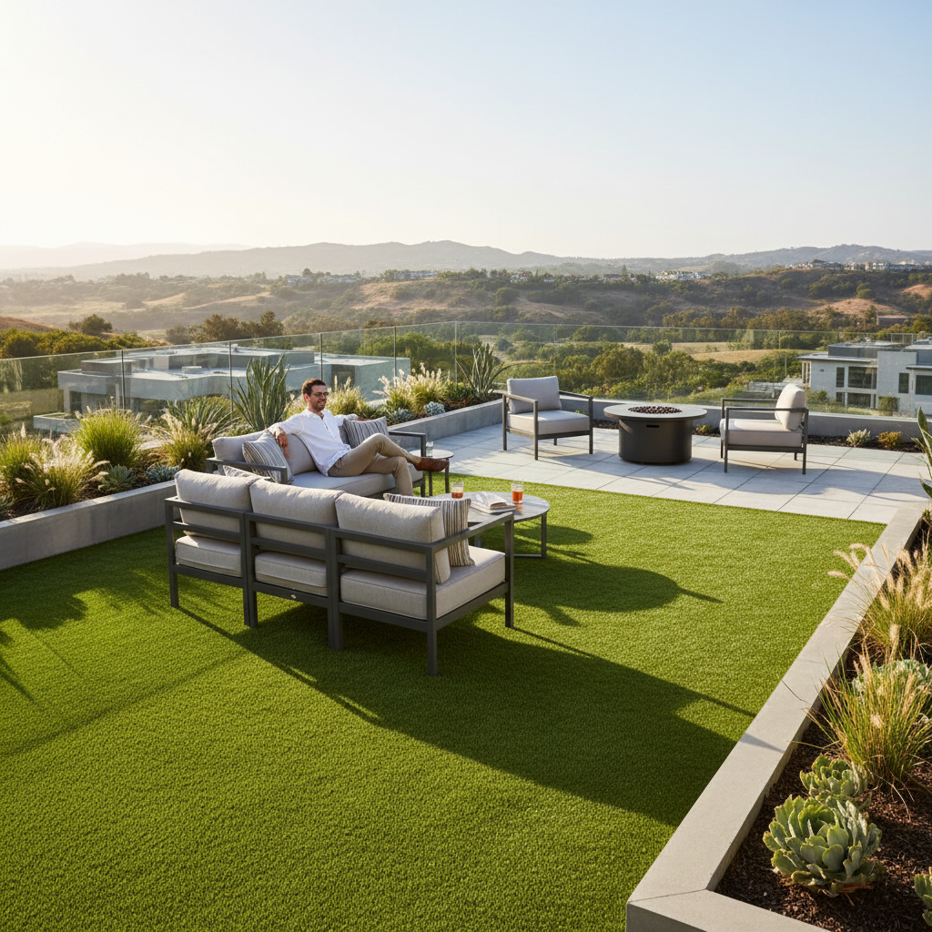 Artificial grass benefits for homeowners - backyard entertainment and