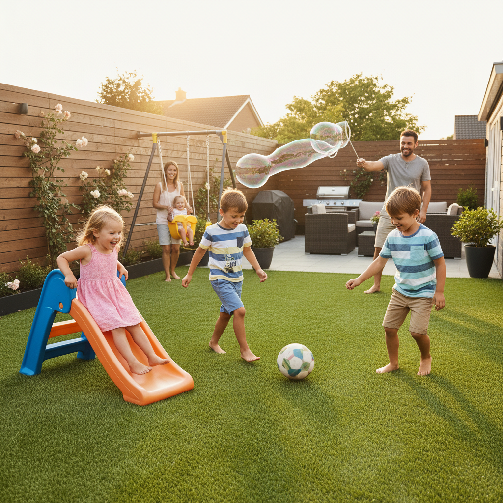 8 Outdoor Living Ideas Using Artificial Turf in Westchester County, NY - artificial grass installation by Pags The Turf Guy