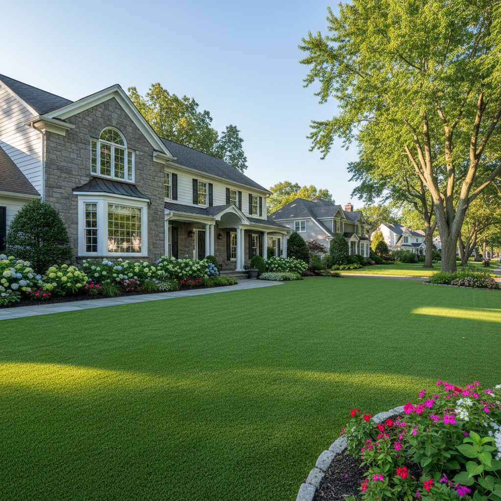 Beat the Drought: Sustainable Lawns for CT, NYC, & NJ Homeowners - artificial grass installation by Pags The Turf Guy