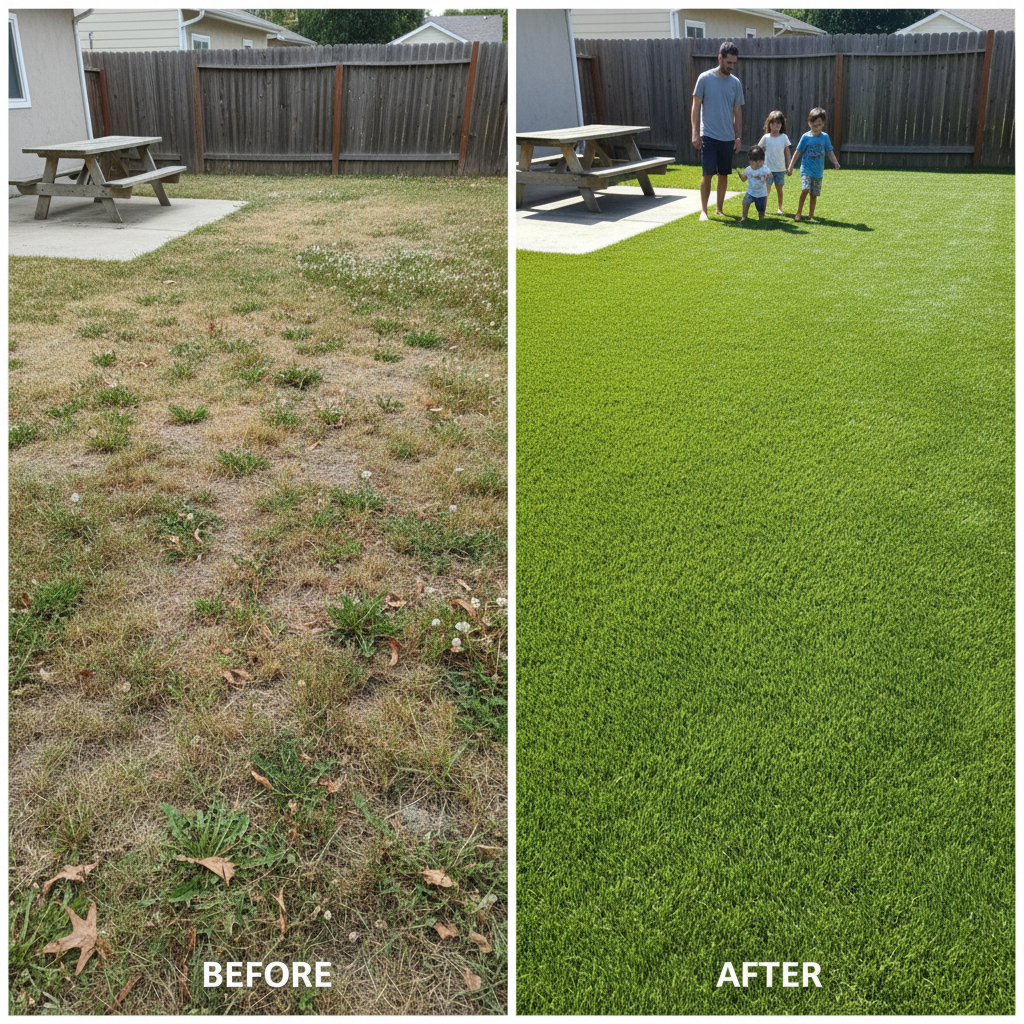 Artificial grass benefits for homeowners - low maintenance Artificial grass benefits for homeowners - low maintenance