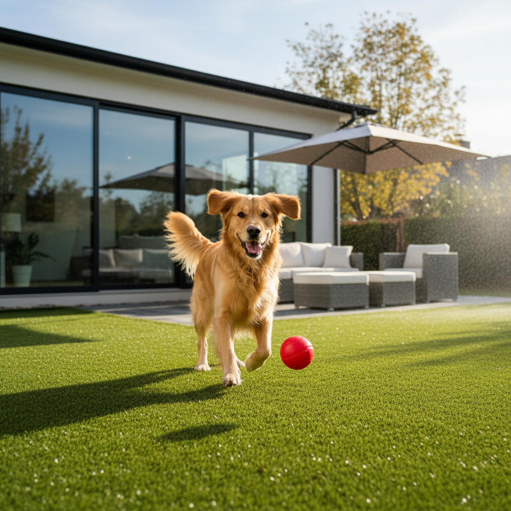 8 Reasons Pet Owners in Greenwich, CT Love Artificial Turf - artificial grass installation by Pags The Turf Guy