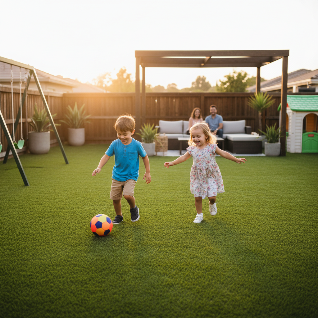 8 Outdoor Living Ideas Using Artificial Turf in Hoboken, NJ - artificial grass installation by Pags The Turf Guy