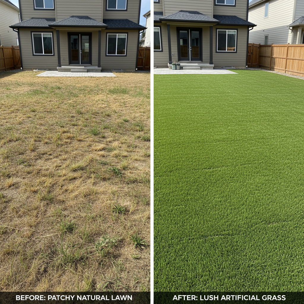 Artificial grass benefits for homeowners - low maintenance