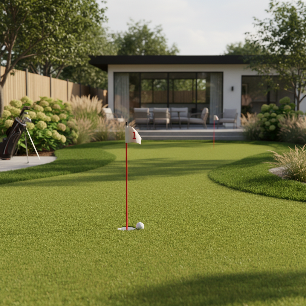 6 Benefits of Installing a Backyard Putting Green in Stamford, CT - artificial grass installation by Pags The Turf Guy