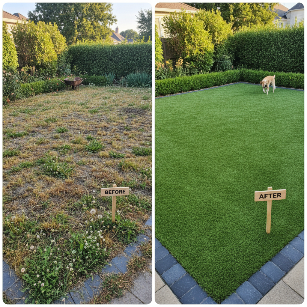 Artificial grass benefits for homeowners - low maintenance