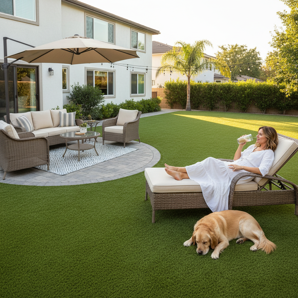 Artificial grass benefits for homeowners - saving money Artificial grass benefits for homeowners - saving money
