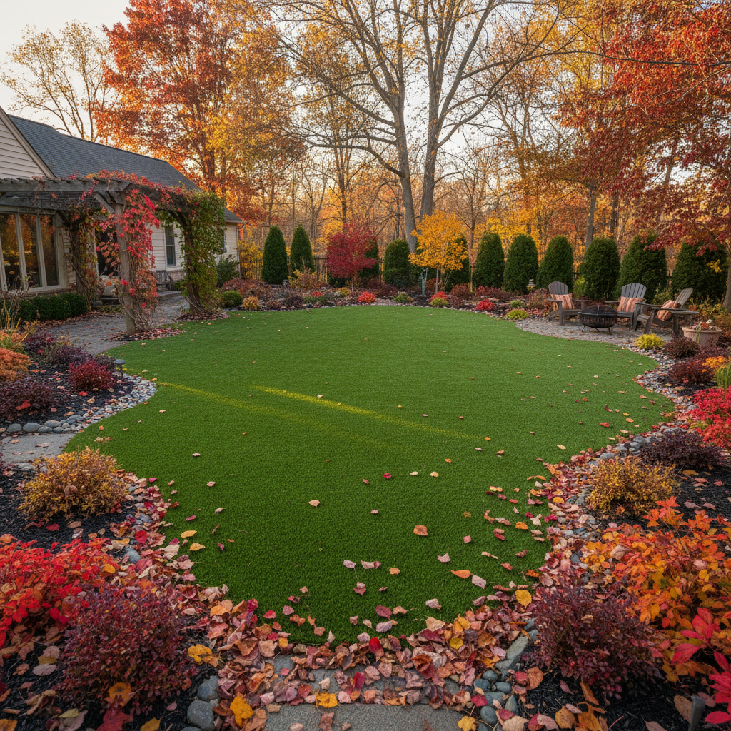 Artificial grass benefits for homeowners - winter & seasonal