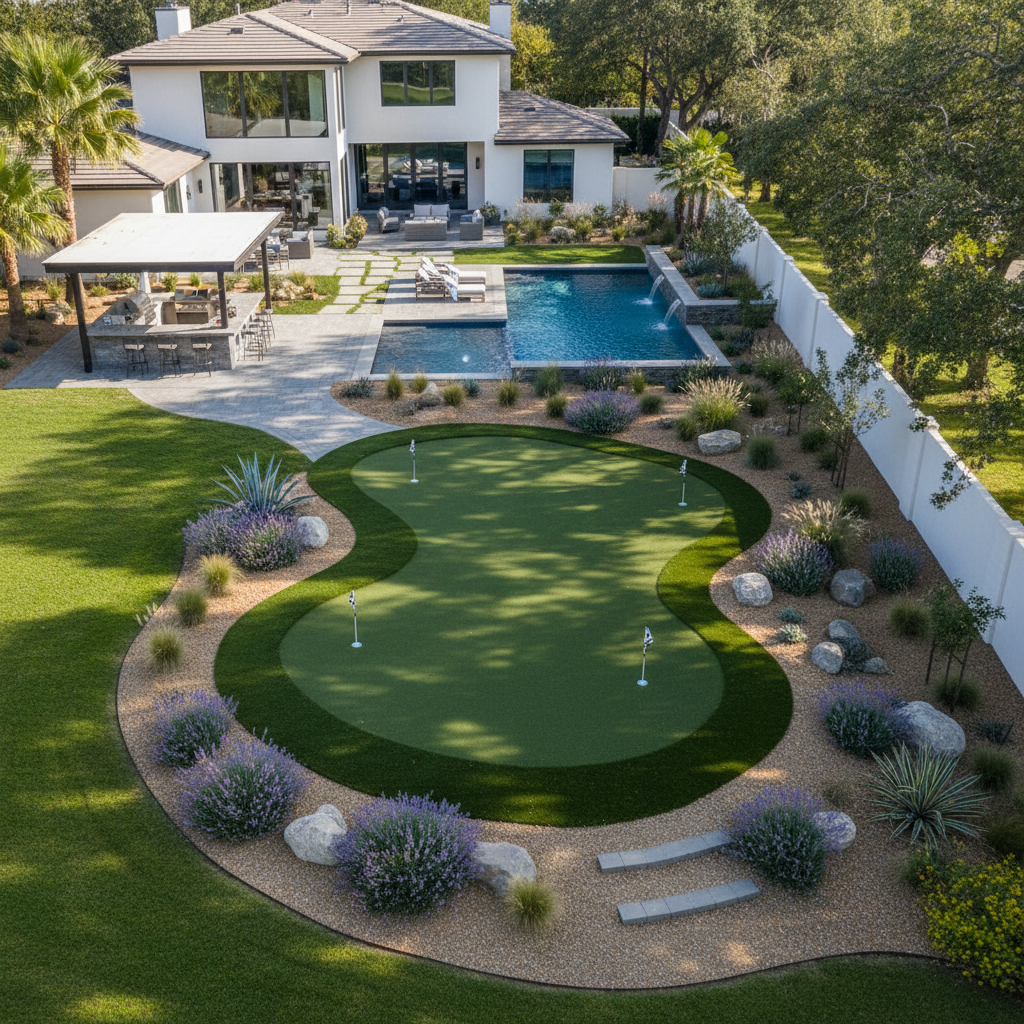 Artificial grass benefits for homeowners - golf & putting greens Artificial grass benefits for homeowners - golf & putting greens