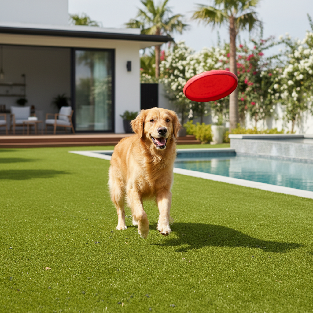 8 Reasons Pet Owners in Stamford, CT Love Artificial Turf - artificial grass installation by Pags The Turf Guy