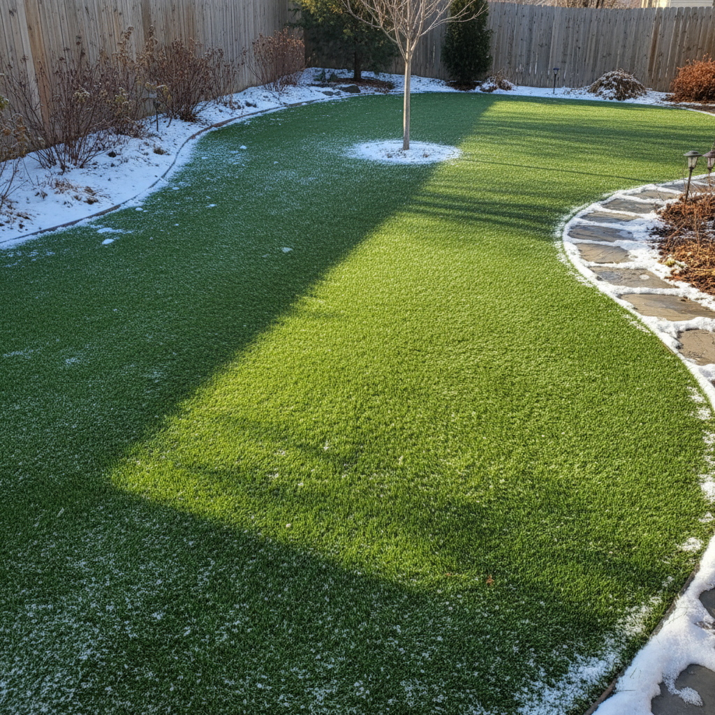 6 Tips for Surviving Bergen County, NJ Winters with Artificial Grass - artificial grass installation by Pags The Turf Guy