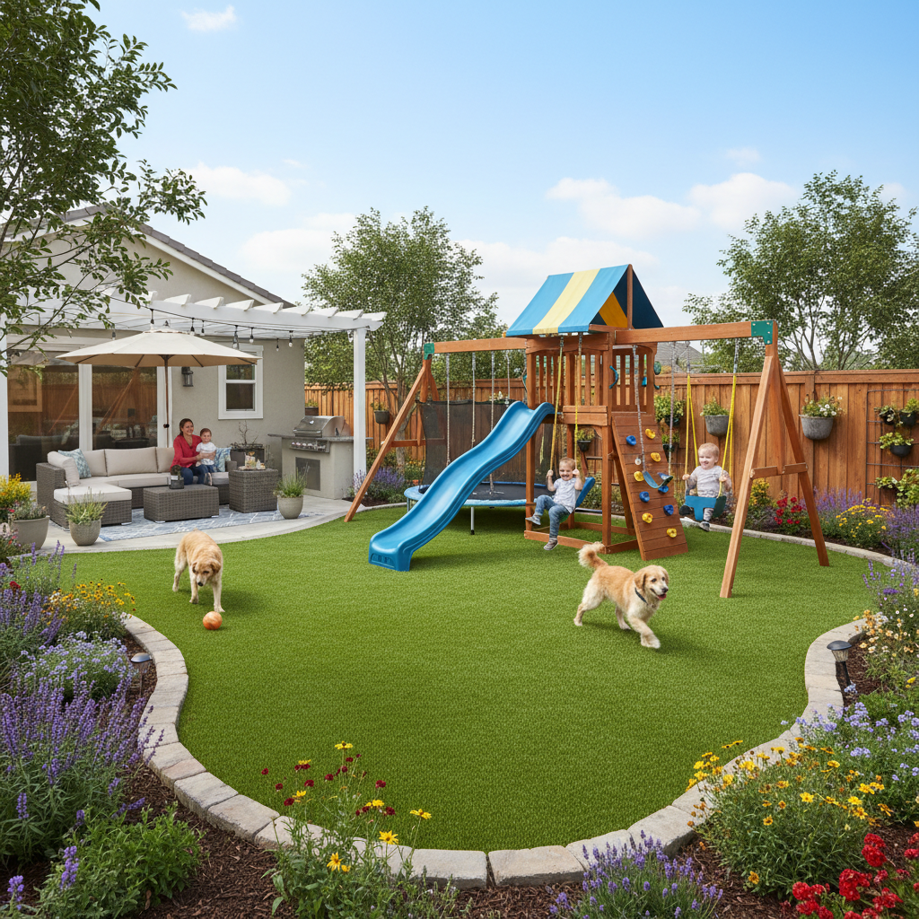 Artificial grass benefits for homeowners - family & lifestyle Artificial grass benefits for homeowners - family & lifestyle
