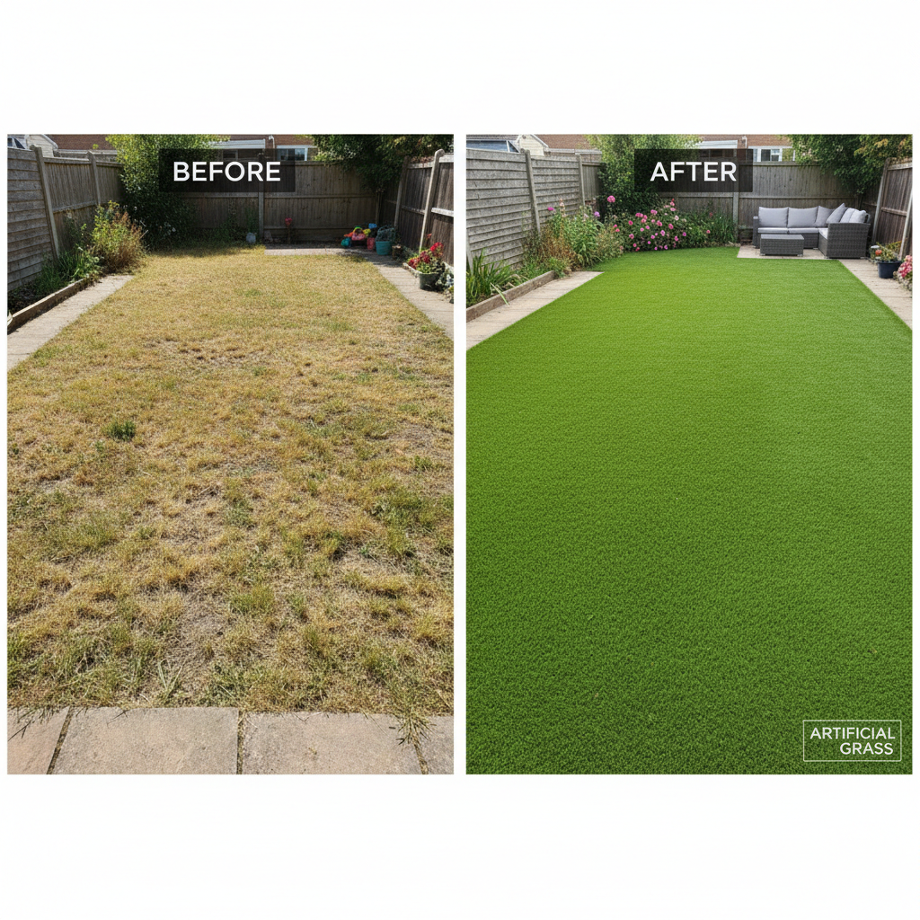 Artificial grass benefits for homeowners - low maintenance