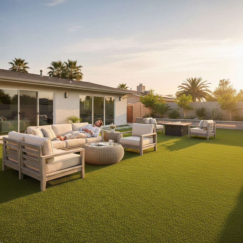 Artificial grass benefits for homeowners - low-maintenance living and