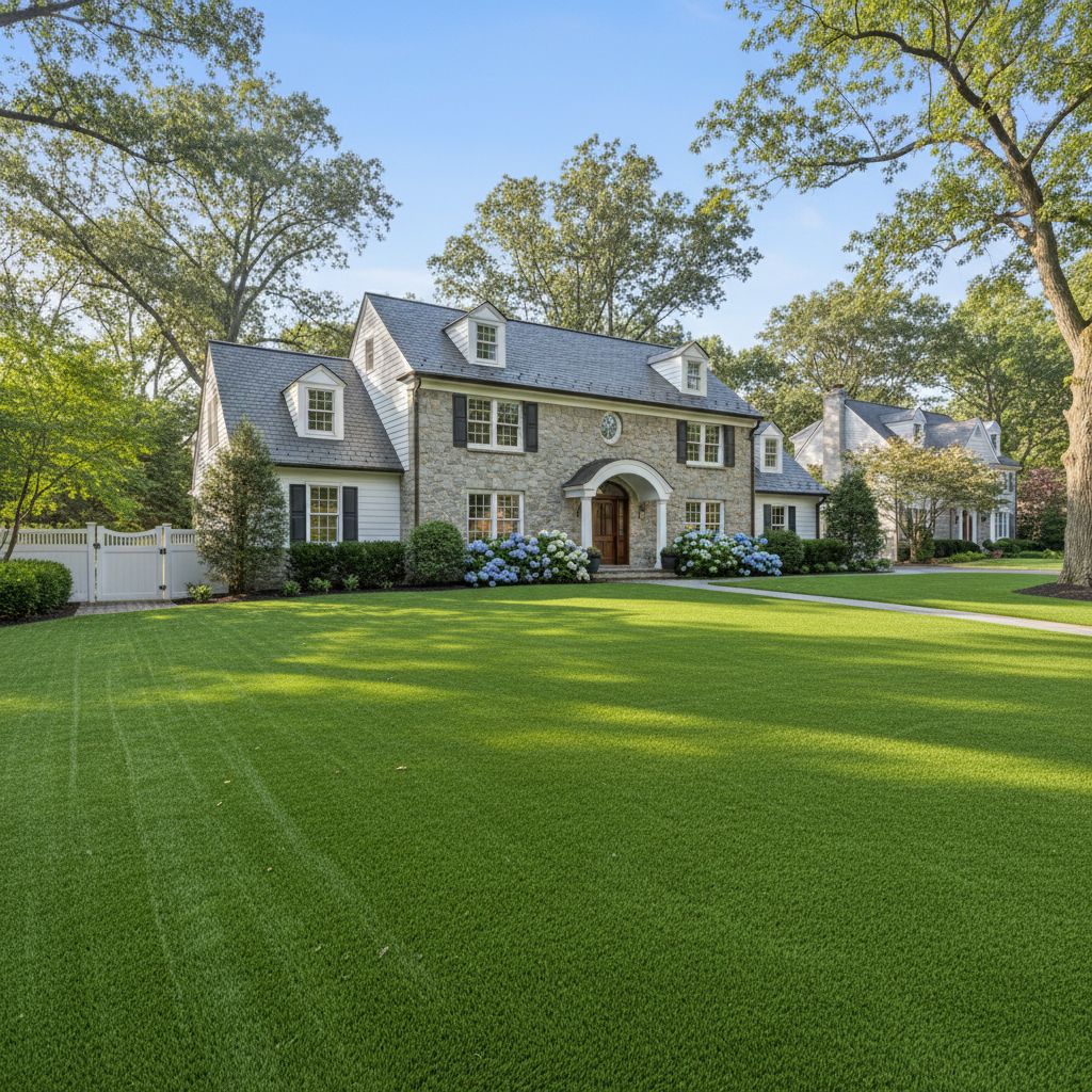 Beat Winter Mud: Keep Your Home Clean with Artificial Grass in CT, NYC, NJ - artificial grass installation by Pags The Turf Guy