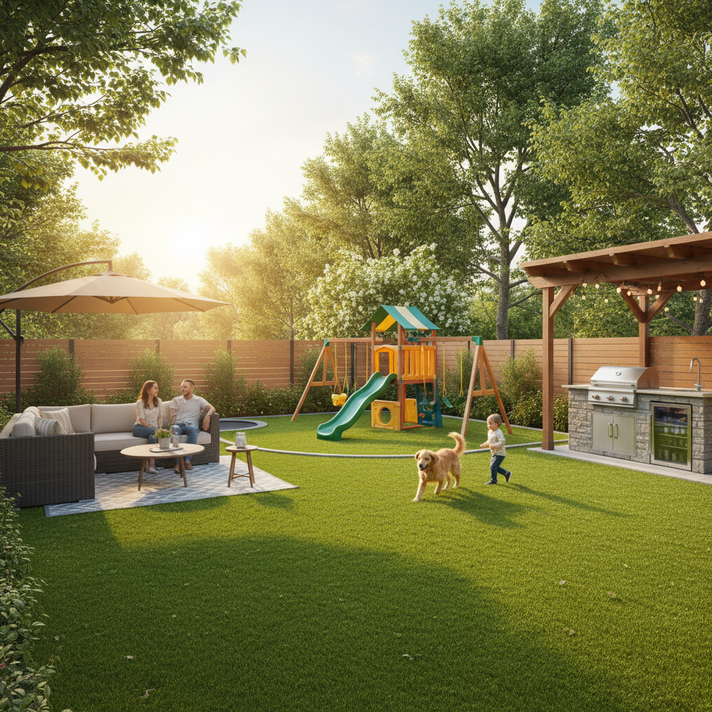 Artificial grass benefits for homeowners - family & lifestyle