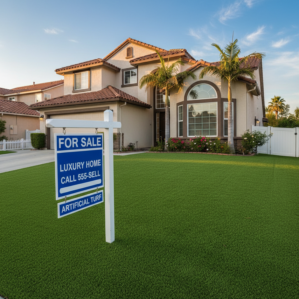 Artificial grass benefits for homeowners - property value