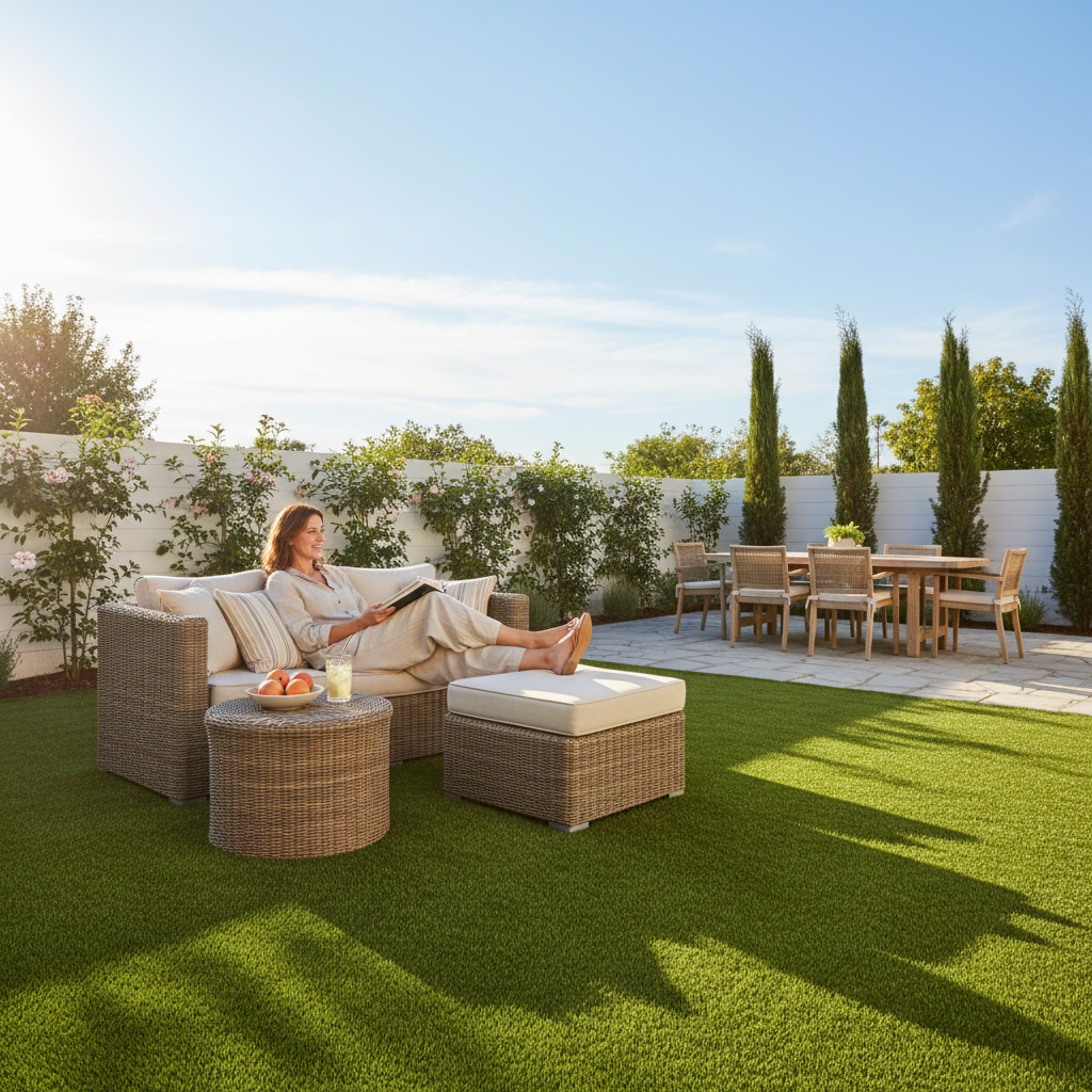 Artificial grass benefits for homeowners - playground safety and